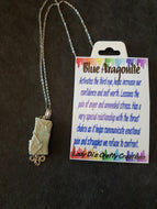 Blue Aragonite Necklace