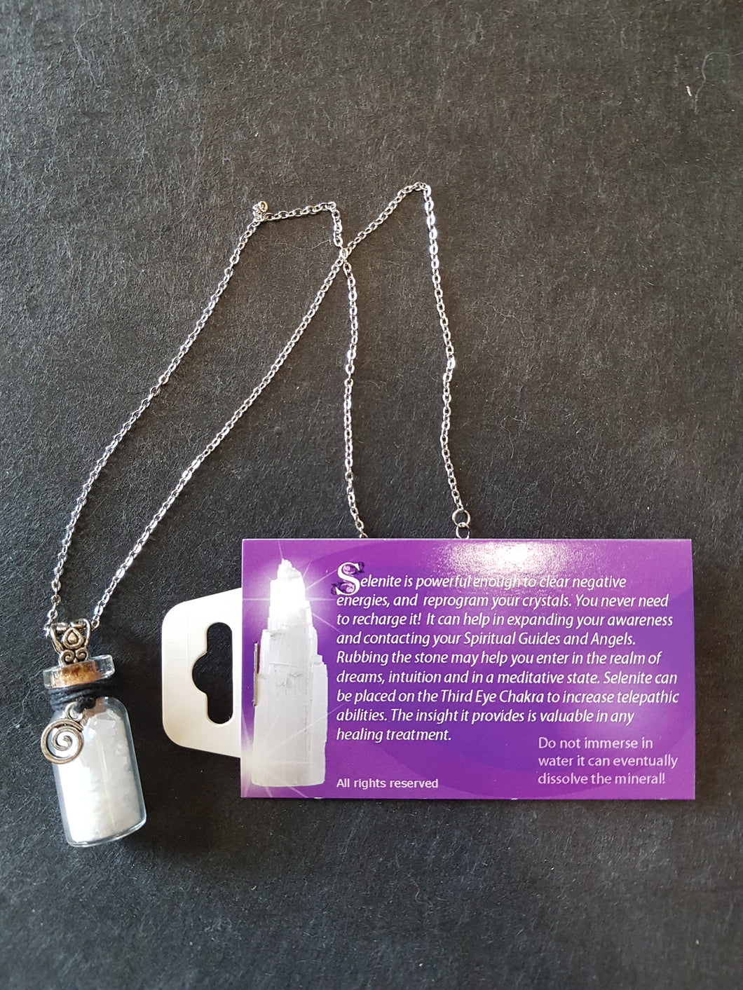 Selenite Necklace