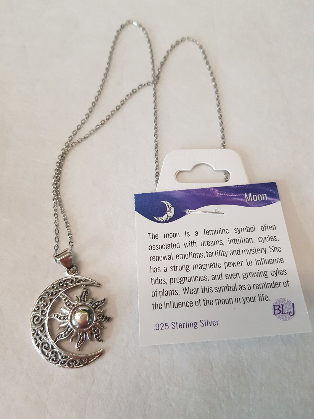Moon and Sun Necklace