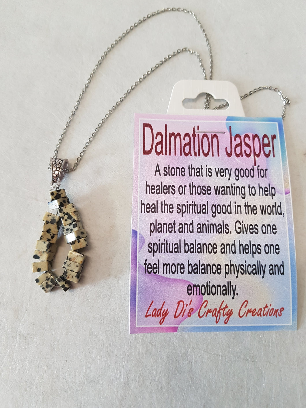 Dalmation Jasper Necklace