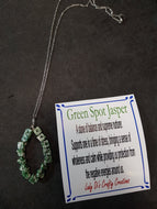 Green Spot Jasper Necklace
