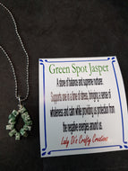 Green Spot Jasper Necklace
