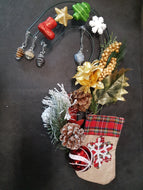 Gemstone Christmas Wreath