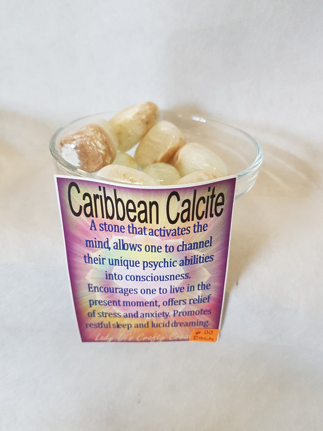 Caribbean Calcite Tumbled Stones