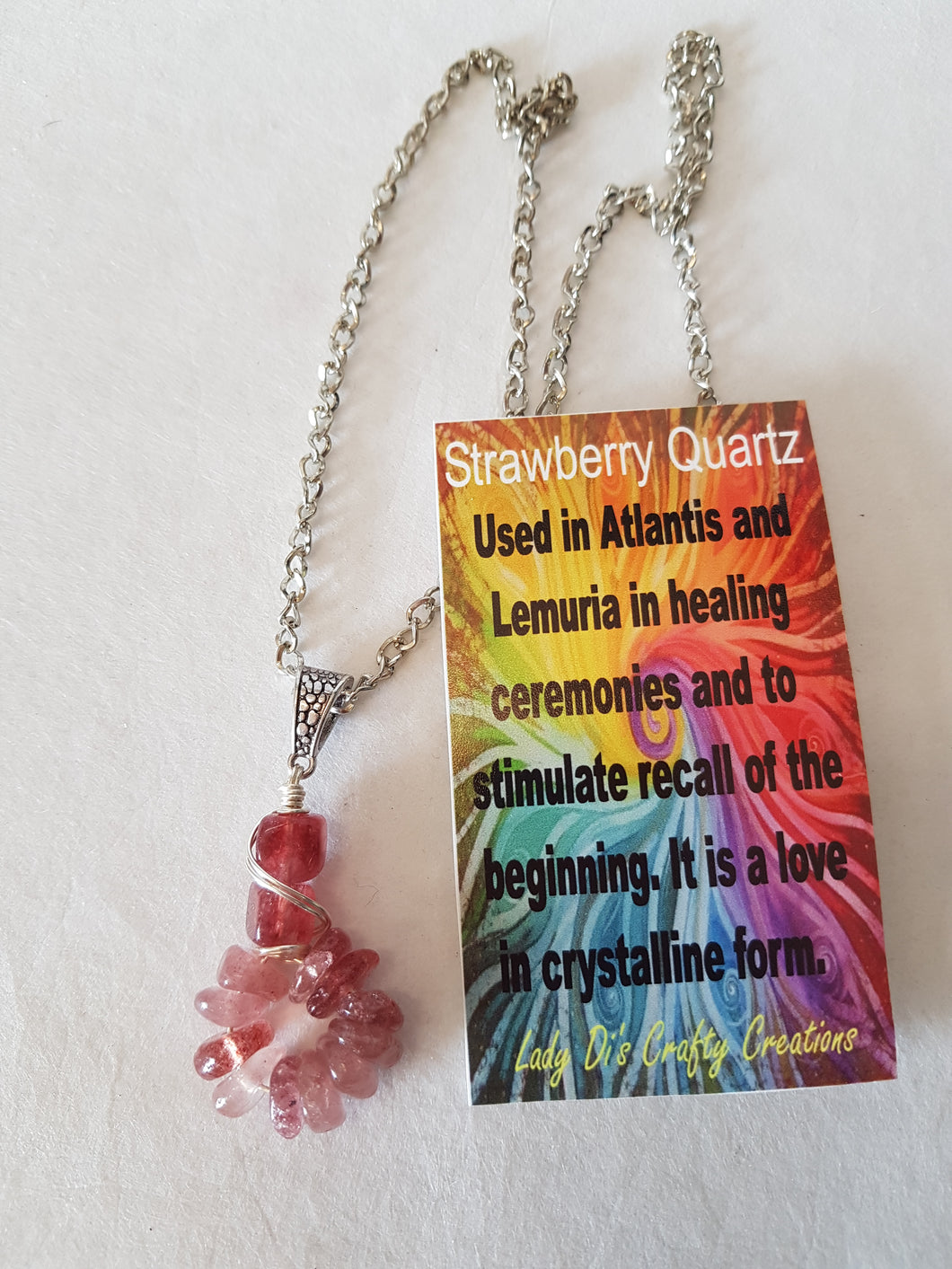 Strawberry Quartz Necklace