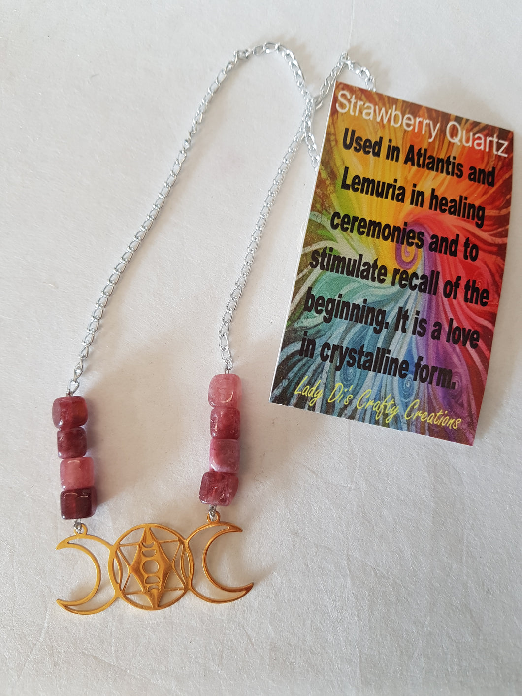 Strawberry Quartz Necklace