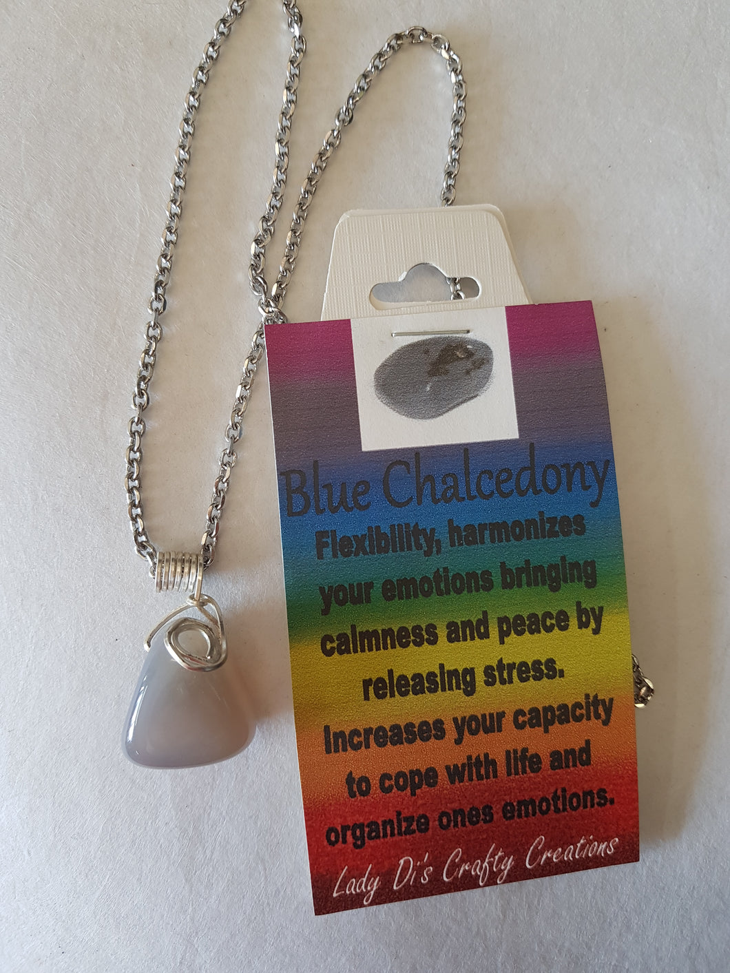 Blue Chalcedony Necklace