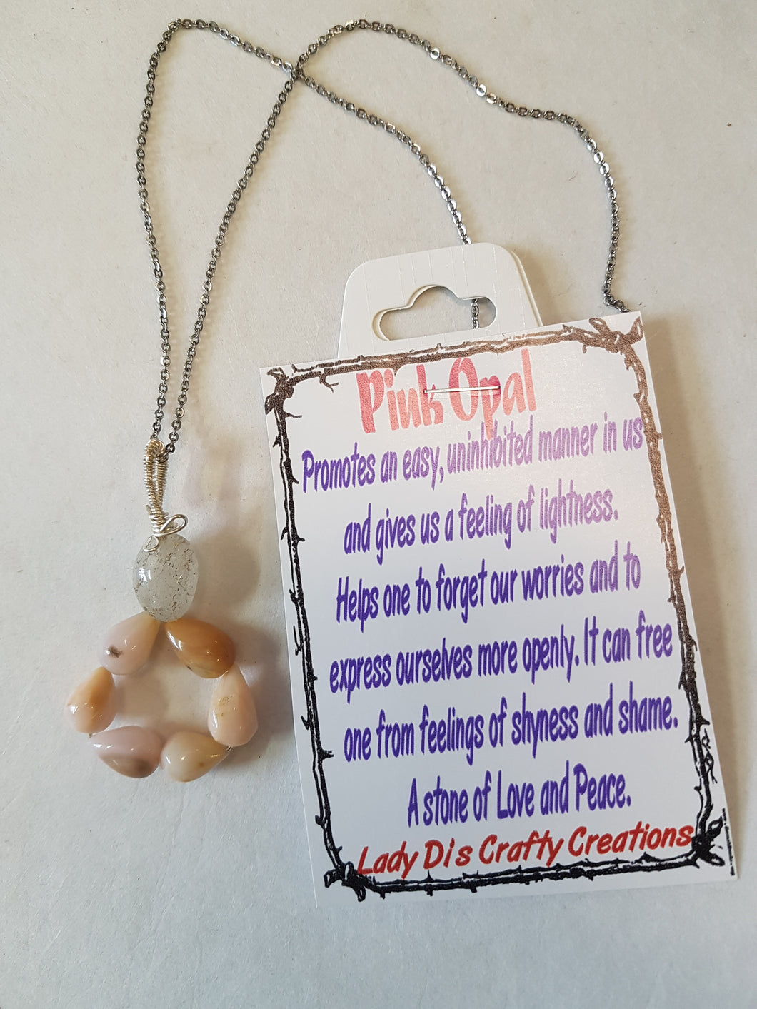 Pink Opal Necklace