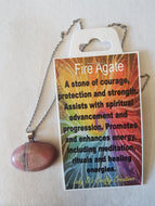 Fire Agate Necklace