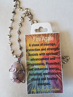 Fire Agate Necklace