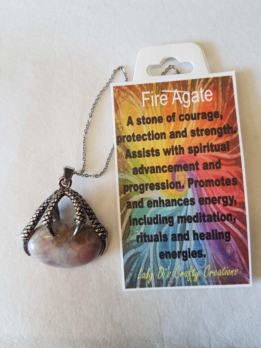 Fire Agate Necklace