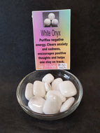 White Onyx Tumbled Stones